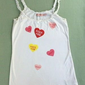 Juicy Couture Tank Petite/Small White 100% Cotton